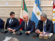 Cálido recibimiento en la BCSF al embajador de Italia Cálido recibimiento en la BCSF al embajador de Italia