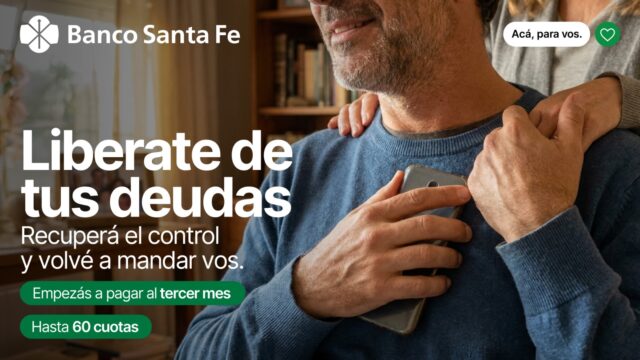 62f9e580-dc2c-4555-a72a-56ce26345afb Desendeudamiento: Banco Santa Fe ofrece una solución accesible y transparente para romper el círculo de las deudas